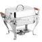 Retangular stainless steel warmer dish/buffet chafing warming dish /Restaurant chafing dish