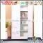 5 tiers design white comic book storage cabinet