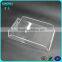 High Lucite Acrylic Tray with Handle , Hotel Square Clear Acrylic Serving Tray