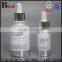 cosmetic packaging essential oil fancy white glass dropper bottle different size silk printing glass dropper bottle wholesale