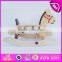 2016 new design baby wooden horse walker,new fashion rocking horse baby walker, high quality baby walker W16A015