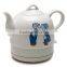 Flower Tea Kettle Electrical Ceramic Kettle