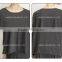 2016 ladies new arrivalfancy grey color loose cotton tops designs imaege