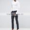 2016 Guangzhou High Quality Custom Long Sleeve Grandad Collar Mens 97% Cotton 3% Elastane Stretch Casual White Dress Shirts