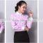 Latest Design Fashion Blouse Cotton Yarn Dyed Shirt business women blouse