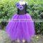 Wholesale crochet top tutu dress baby tutu dress with flowe