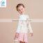 Girls Long Sleeve Cotton t Shirt Fashion New Design With Lace Printed For Winter Kids Clothing Wholesale