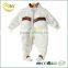 80/20% cotton/polyester winter white overalls for babies