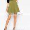 Regular Fit Stretch Waist Soft-touch Jersey Skater Skirt With Pockets