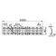 Cargo Control Track for Freezer Truck, E-track for Truck, Van Car, Container Body Side, Steel E-track GL-19113
