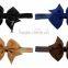 Wholesale 2017 boutique satin ribbon bow pre-made bow, fabric ribbon bow
