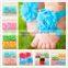 14 Pairs Baby Shabby Chiffon Barefoot Rose Flower Sock Sandals Shoes Toe Blooms