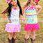 wholesale chevron cotton child Thanksgiving Turkey outfits