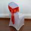 Red wide cheap satin chair sashes for sale