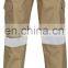 Men's Hi vis / high visibility orange color cargo pants with side pockets