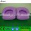 Customized inflatable baby sofa baby chair printed with flower for promotional toys
