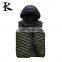 Men nylon decthable hood padded vest winter warm down vest