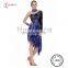 L-1330 Custom Cheerful Shake Shake Mesh Sequins Stage Dancing Dress