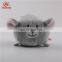 High quality cute soft mini grey plush mouse toys