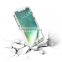 Diamond Pattern Lightweight Anti Drop Soft TPU + TPE Buffer Bar Back Cover Case for iPhone X