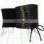 wholesale newest desgin extra wide belt waist cincher corset belt with rivet