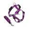 nylon crochet dog leash with harness