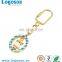 Custom printed carabiner key chain colorful keychain