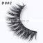 D002 New Fashion Luxury 3D volume real mink fur eyelash 100% real mink fur eye lashes