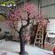 Guangzhou Factory 3m Artificial Peach Blossom Flower Tree for Wedding Decoration