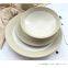 Western Style Porcelain Tableware Round Matt Dinner Sets Plates/Bowls