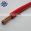 6mm2 450/750V single core stranded copper conductor building wire/BV wire/h05v-u cable