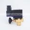 GOGO Normally close Brass high temperature steam solenoid valve for hot water FKM G1/4" adjustable electric valve