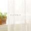 280cm wrap stitch pattering flax window curtain, White and polyester.Customizable.