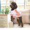 Warm Pet dog Cat wear autumn and winter clothing double-sided rabbit two feet plush apparel