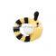 Yarncrafts Soft Colorful Animal Patterns Cotton Yarn Handmade Crochet Ring Rattle Newborn Bell Toy Unisex