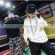 Unisex OEM Logo Wholesale cotton terry pain oversized no pocket bell sleeve loose fit hoodies