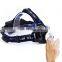 Powerful T6 headlamp Zoom waterproof 18650 rechargeable camping led headlamp flashlight
