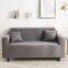 Black Brushed Elastic Stretch Sofa Cover Couch Cover Sofa Slipcovers