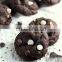 Double hoppers encrusting and aligning machine for making chocolate chip cookie/chip cookie forming machine