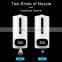 AA battery operated 1200ml auto thermometer automatic adjustable dose alcohol spray urinal sanitizer disinfectant soap dispenser