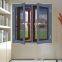 Custom design swing opening aluminum windows with tempered double glazing window