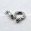 10 Pcs /Lot Silver Adjustable Paracord Buckle O-shaped Survival Shackle