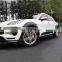 PP material HM style high quality wide body kit for Porsche macan front lip rear lip side skiets fender and wing spoiler