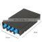 FTTH Patch Panel Desktop Type  SC 4 Port Fiber Optic with Adapter and Pigtail