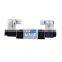 Acting Type DC 24V Series Plate Installation Double Coil Electromagnetic Medium Pressure Control Electric Solenoid Valve