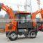china mini wheel loader with front end loader and backhoe