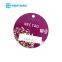 Membership ID Customized HF NFC RFID PVC Keychain Ring tag