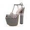 cheap wholesale women high heels hollow out platform pumps sandals shoes