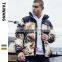 Wholesale Custom Winter Windbreaker coat men's overcat down jacket thick hooded winter jacket plus size bubble coat