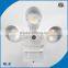 Pro 180-Degree 3-Head Dual Detection Zone White 30W LED Motion-Activated Flood Light